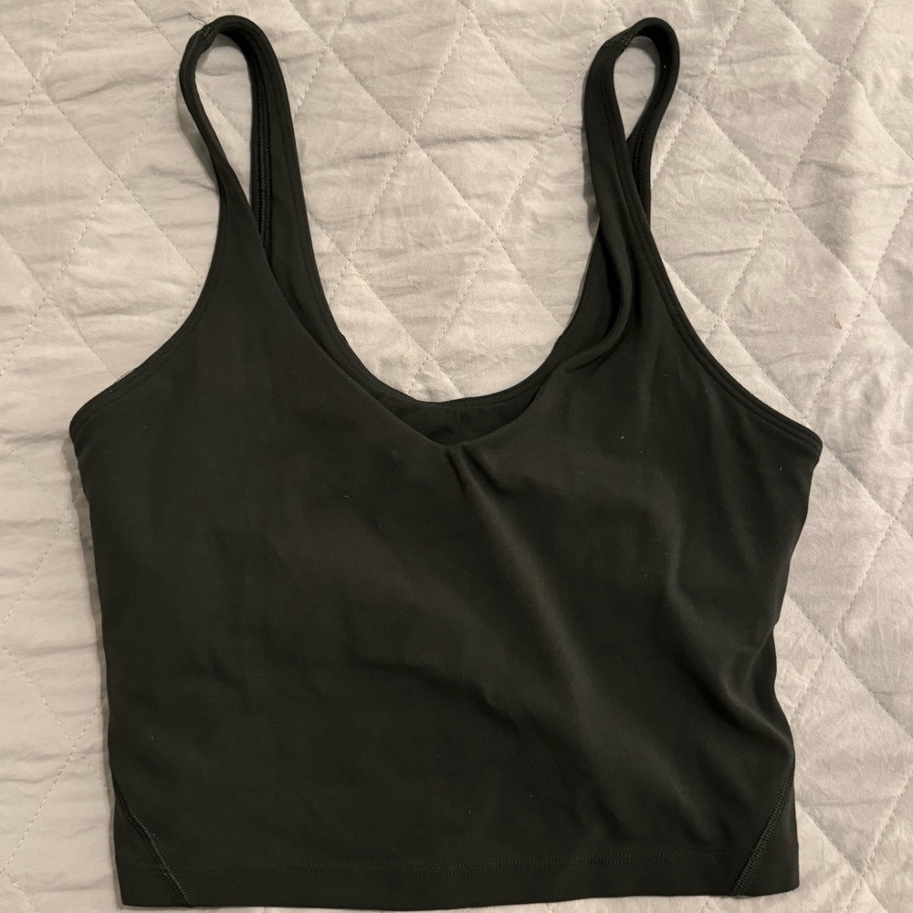 LULULEMON Align Tank Thin Straps Rainforest Green SIZE 4